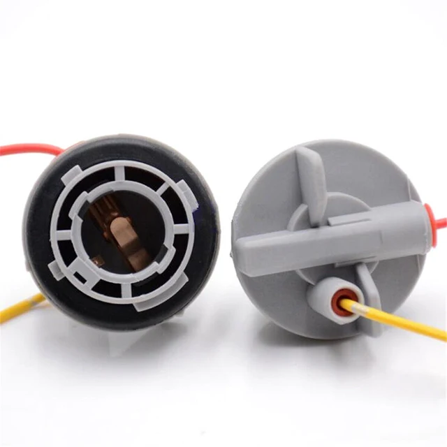 5 Connettori Portalampada Auto 3 Pin - Per Luci 1156 1157, Stop, Frecce, Retro - Foto 5