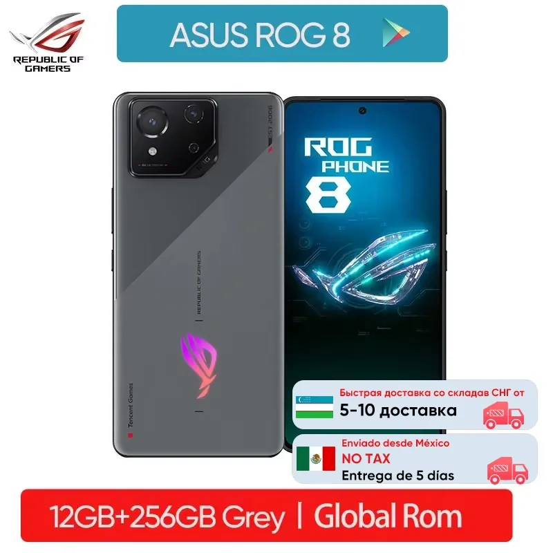 Original ASUS ROG Phone 8 Smartphone Snapdragon 8 Gen 3 6.78
