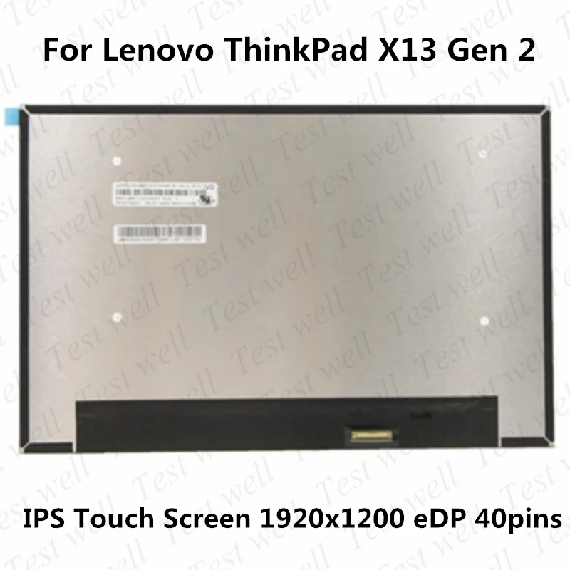 

Оригинальный сенсорный ЖК-экран R133NW4K R0 13,3 '', ЖК-экран 5D11A22515 5D11E22832 5D11A22516 для Lenovo ThinkPad X13 Gen 2