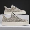 2024 New Men's Board Shoes Printing Embroidery Fabric Casual Shoes Low Top Soft Bottom Trendy Sporty Breathable Summer 3