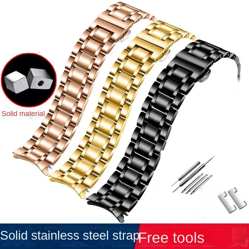 WOCCI Elite metalen horlogeband voor dames en heren, mesh