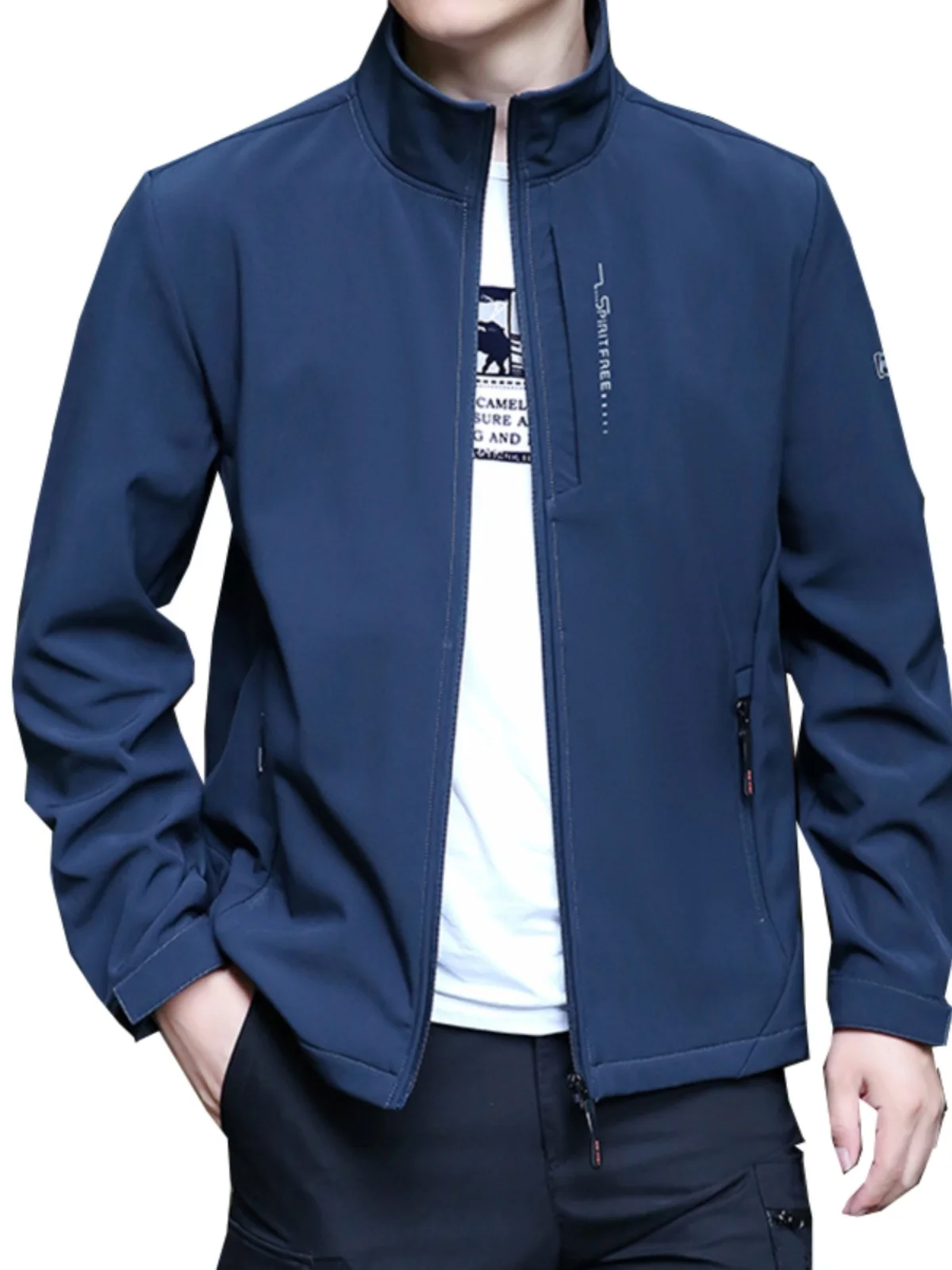 Male Coat Jackets For Mens Trekking Bomber Waterproof Windbreaker Hooded Men's Knitted Hot Winter Down Light Sweat-shirt Man New