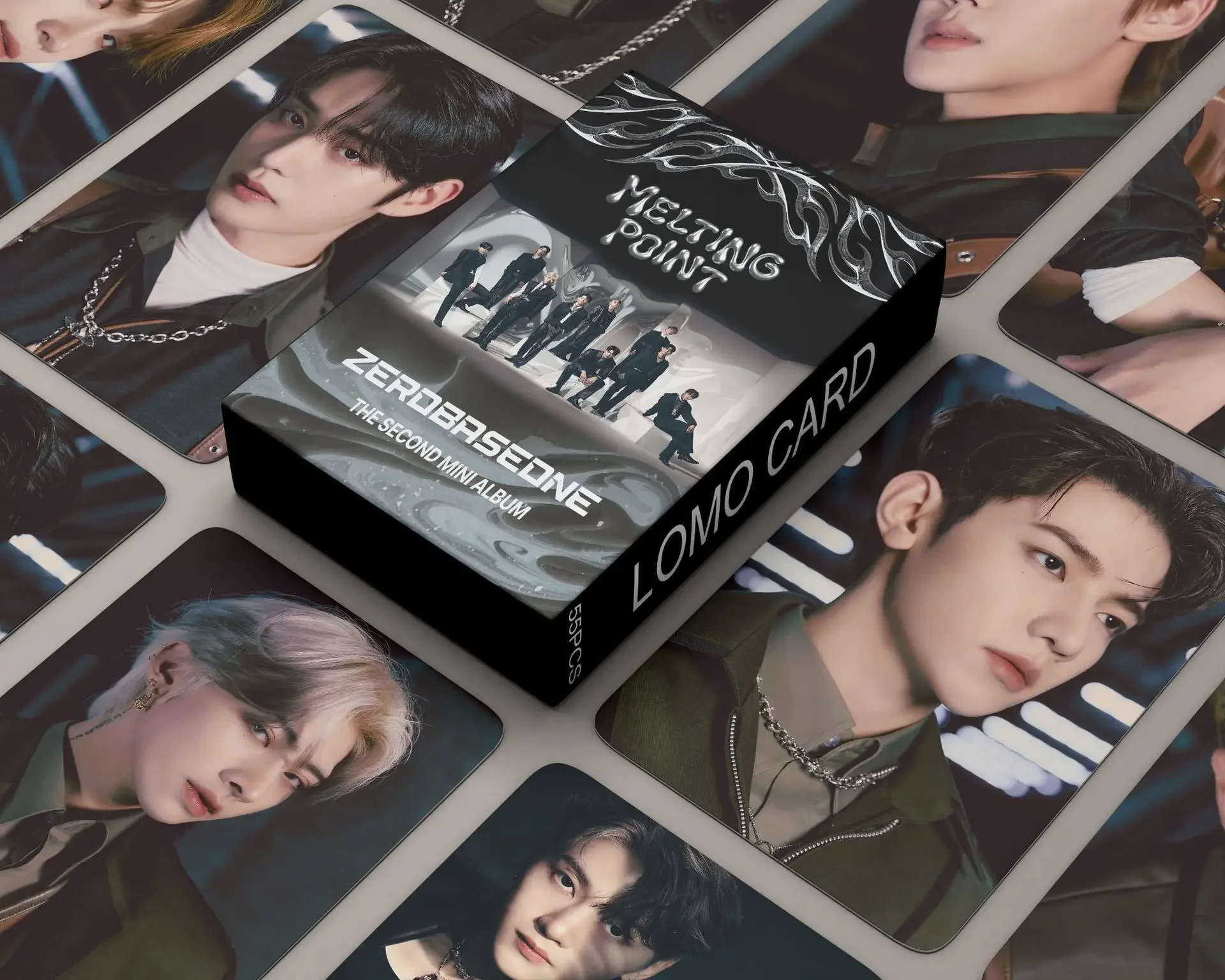 

55pcs/set Kpop ZEROBASEONE MELTING POINT CRUSH Lomo Cards
