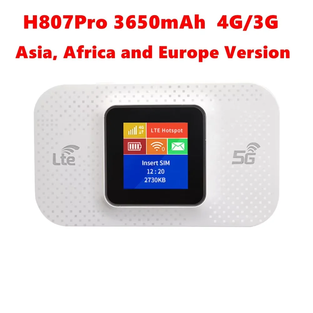 Portable High-Speed Mobile WiFi Router with Sim Card Slot