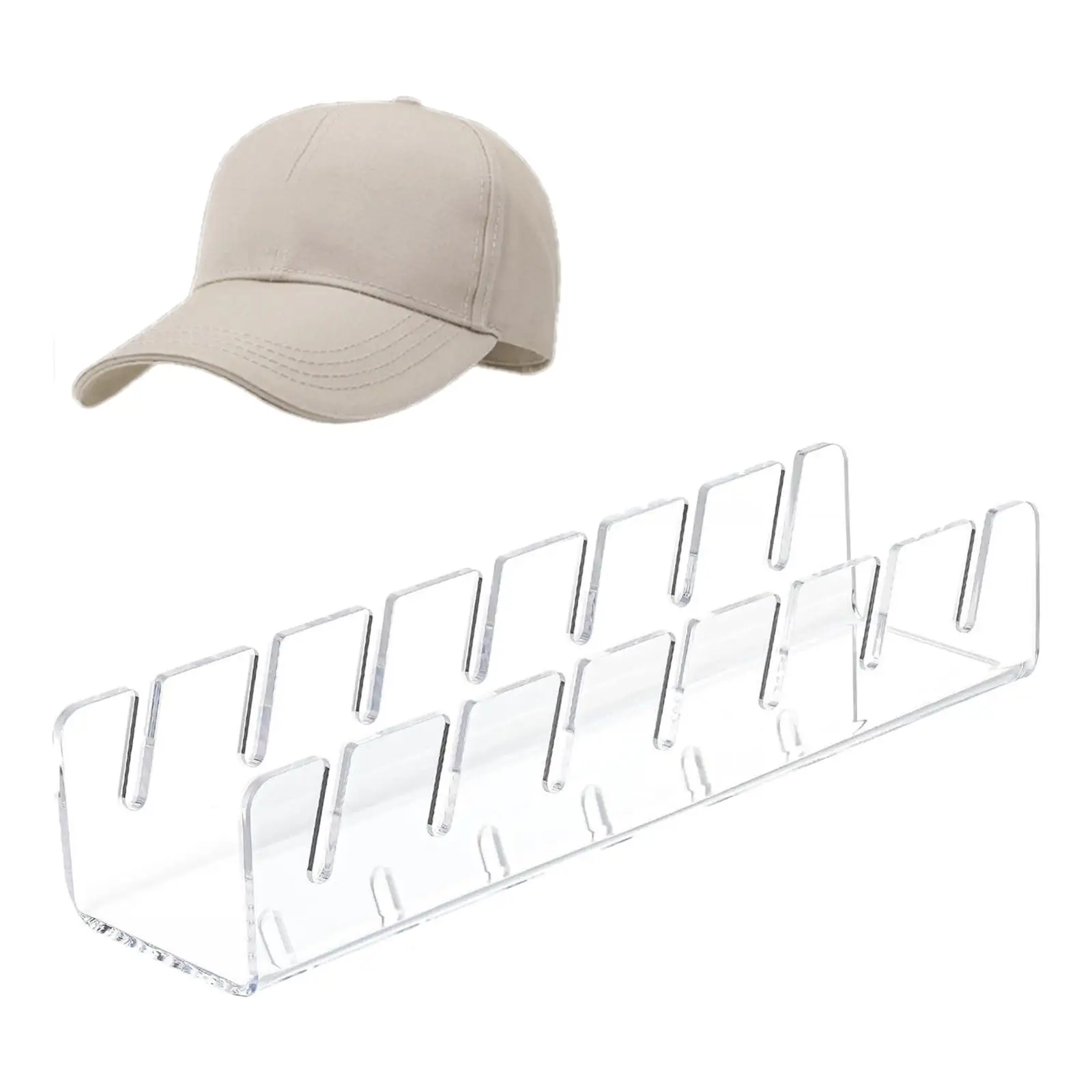 Hat Rack for Baseball Cap Hat Display Organizer for Entrance Cloakroom Shop