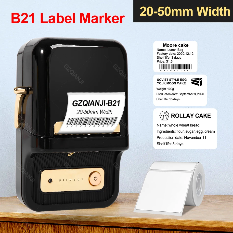 LabelPrinterKoreanWirelessMiniNamerAdhesiveStickerPrinting