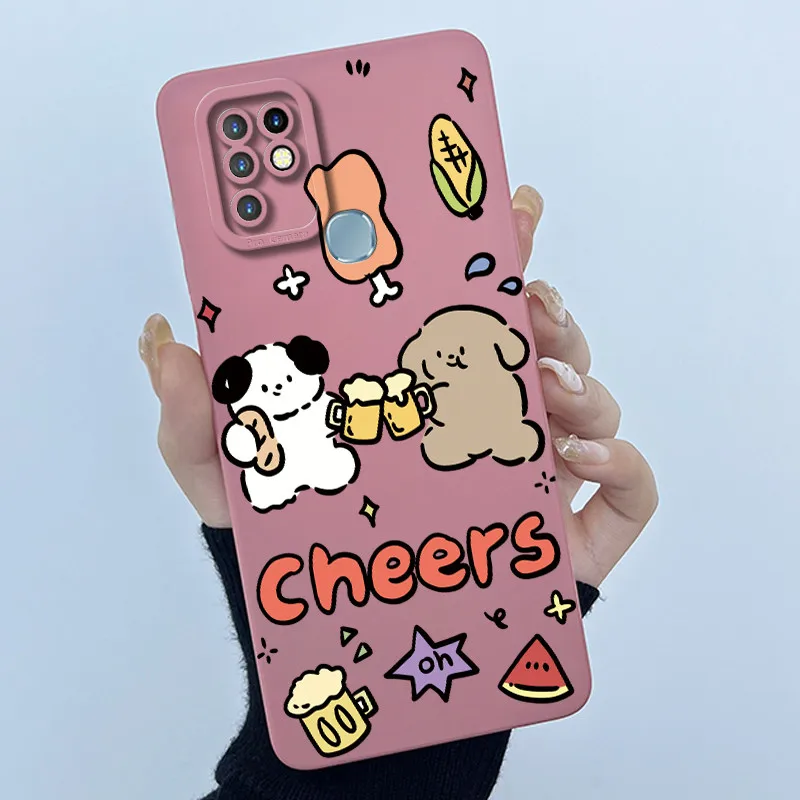 Soft Silicone Fashion Painted Protective Phone Case Cover