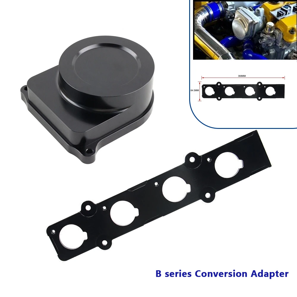 Racing Coil On Plug Adapter Plate Black B16 B18 Distributor Cap Delete for For Honda Acura B Series B18C GSR Integra DC2 Type R