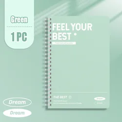 A5 Spiral - Bound Color Notepad with Perforated Pages - 60 Sheets (05)