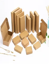  Kraft Paper Packing Box/Festive Party Gift Box/Clothes Socks Storage Box/Support Custom Logo 