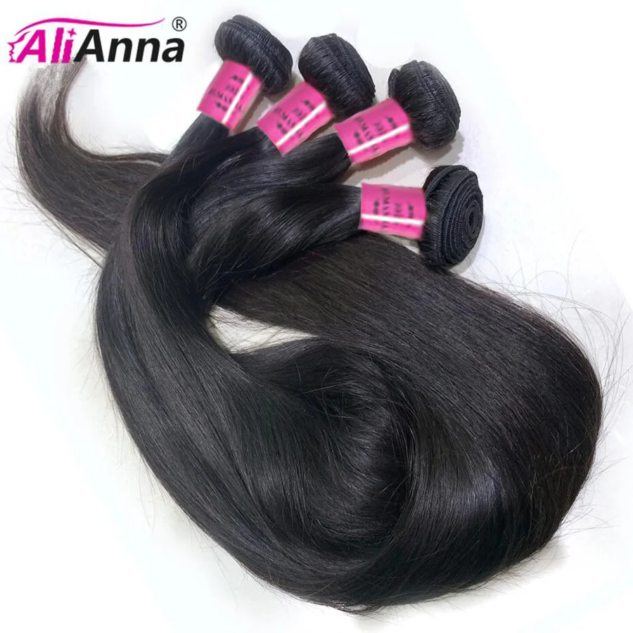 10A 36 38 40 Inch Human Hair Bundles Brazilian Hair Weave Bundles Straight Human Hair Bundles 30 Inch Bundles Hair Extensions