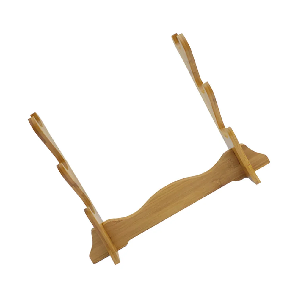 

Musical Instrument Stand Storage Desktop Organizer Shelf Rest Swords Display Bamboo Table