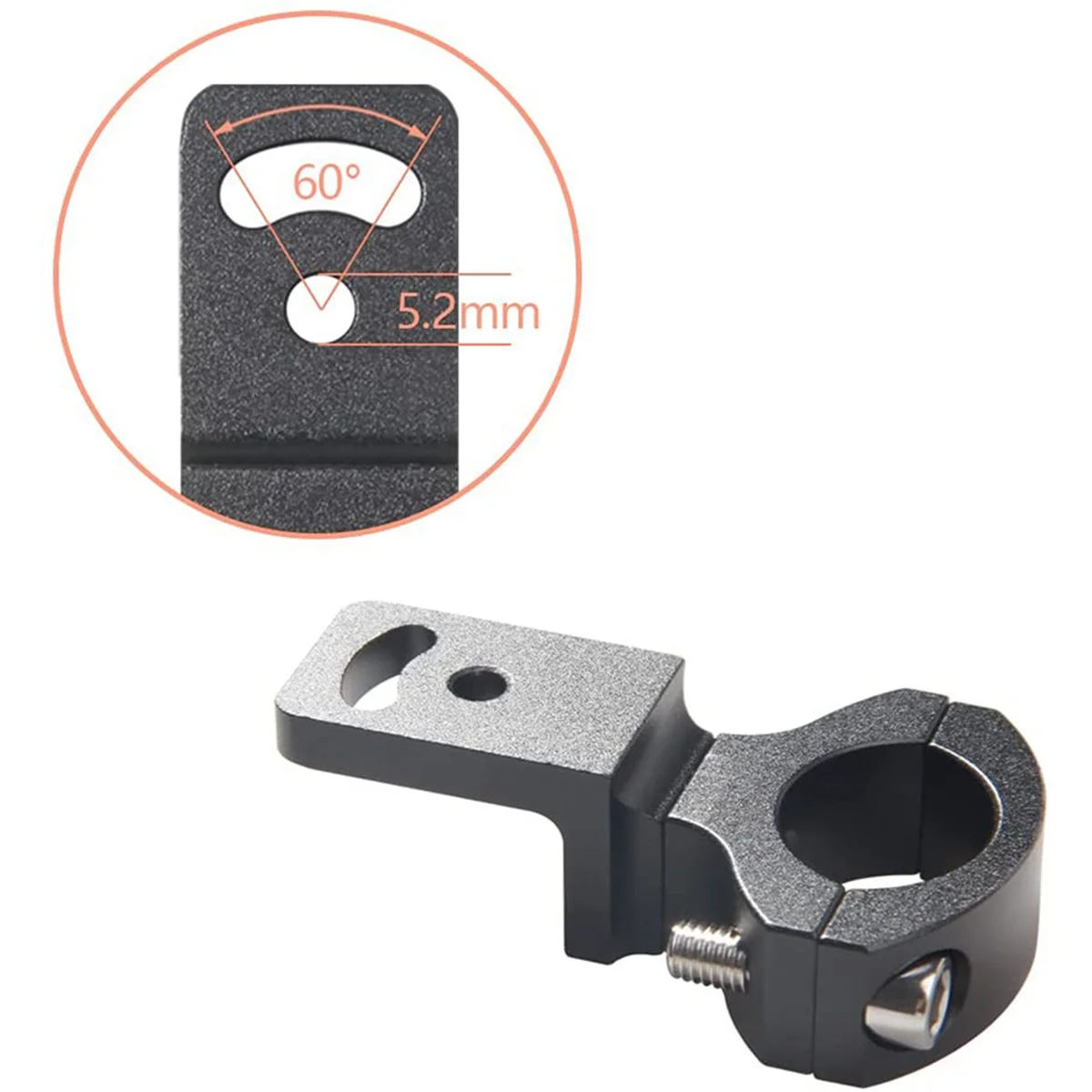 

Универсальный кронштейн для мотоциклетной фары 22 мм 25 мм 7/8 дюймов, держатель прожектора, трубчатый зажим для Cafer Racer Chopper,TG82