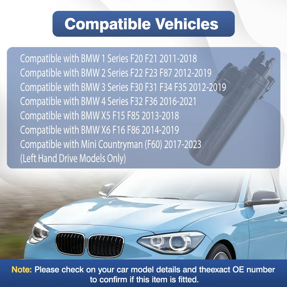BMW 1 시리즈 F20 F21 2011-2018 1pc LHD 블랙 오른쪽 글러브 박스 댐퍼(유체 포함) 51169227250 내부 교체 부품
