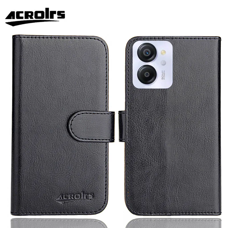 KARTXITAI Cover Compatibile con Blackview OSCAL TIGER 12 PU Pelle Silicone Portafoglio Magnetica con Disegni Motivo Animale Flip Custodia in Libro Slot Schede Custodia-Gatto della luna,cielo,stelle