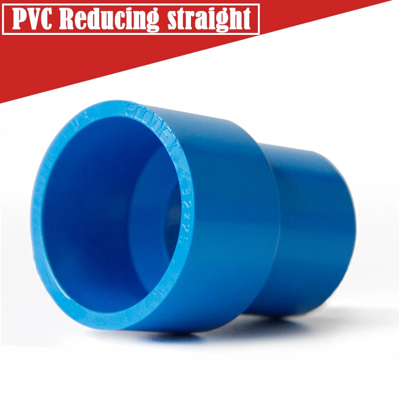 

2Pcs/Lot 63/75/90mm To 20~75mm Blue PVC Pipe Reducing Straight Joints Aquarium Fish Tank Adapter Garden Watering Tube Connector