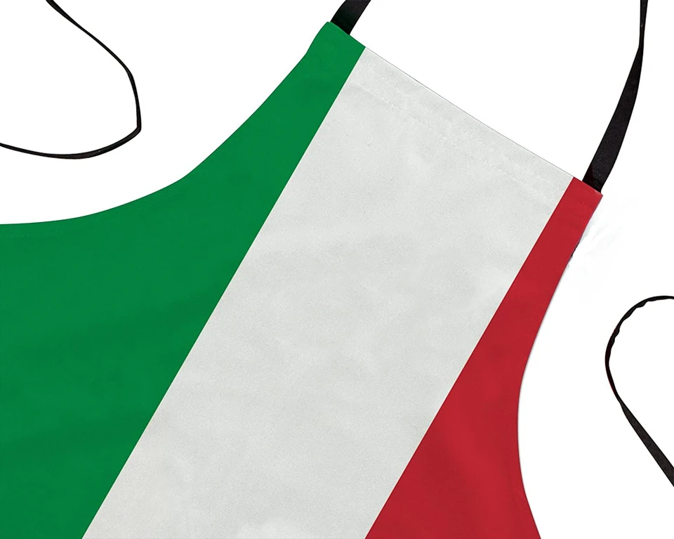 Tablier De Cuisine Humour Pizza Italie - Taille Unique 60x80 Cm - Polyester - Cadeau Drôle Pour Homme