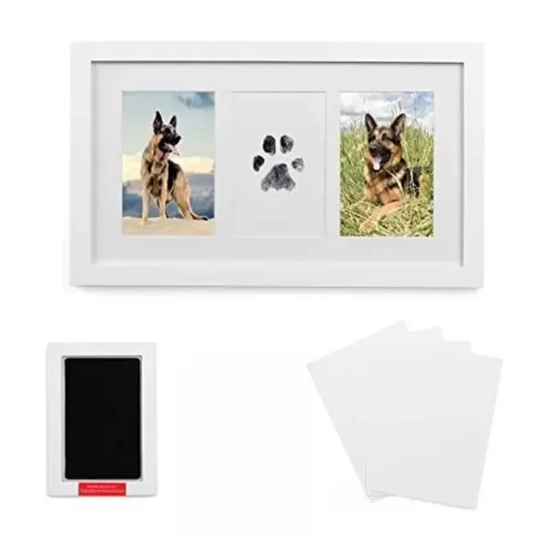 Pet Dog Footprint Handprint Pad Non-toxic Printing Pad Pet Footprint Baby Hands and feet Print Paw Prints Souvenir inkless ink pads ink pads hand and footprint kit pet footprint pads