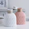 Flower Vase Unbreakable Decorative Compact Design Imitation Rattan Flower Vase Centrepiece   Plant Vase  for Home 3