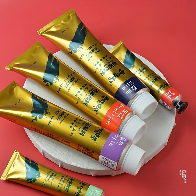 200mlLargecapacityOilPaintTubePackedChildrensCreativePaintingMulticolorBright