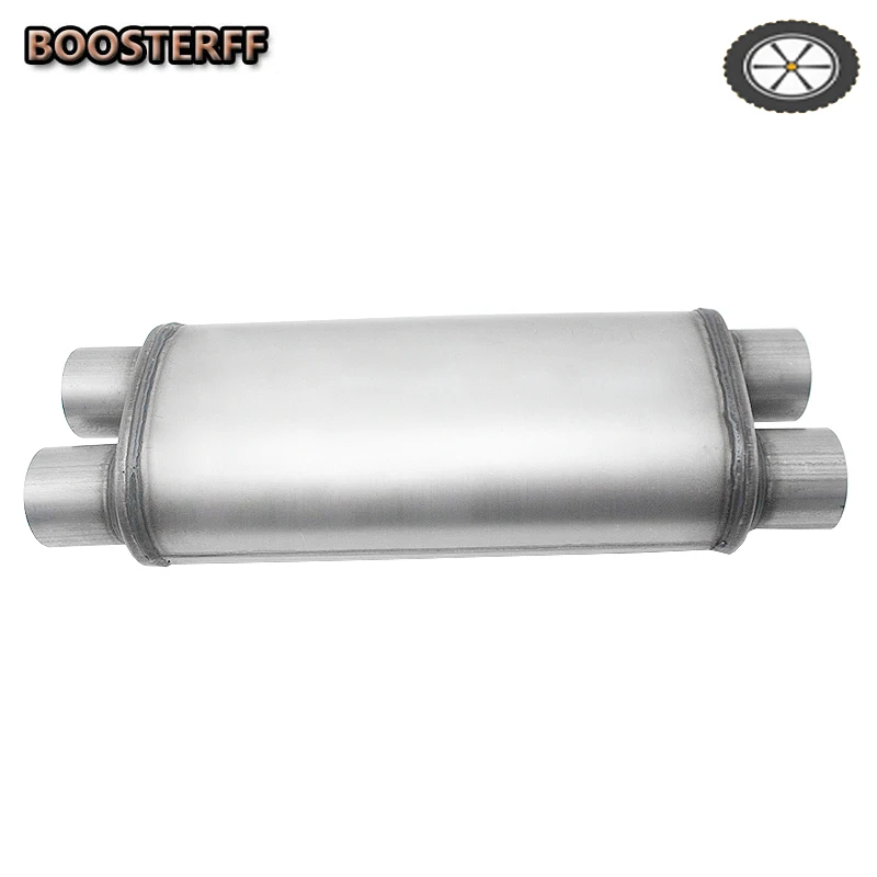 

Total Length 24 "Oval High Flow Muffler Pipe Without Cat MS2469 SS409 5" x8 "