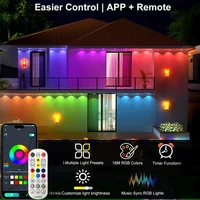 300FT Permanent Outdoor Lights Smart Eave Lights DIY Color Changing Music Sync Dynamic Waterproof for Roof Party Garden Decor - Image 2