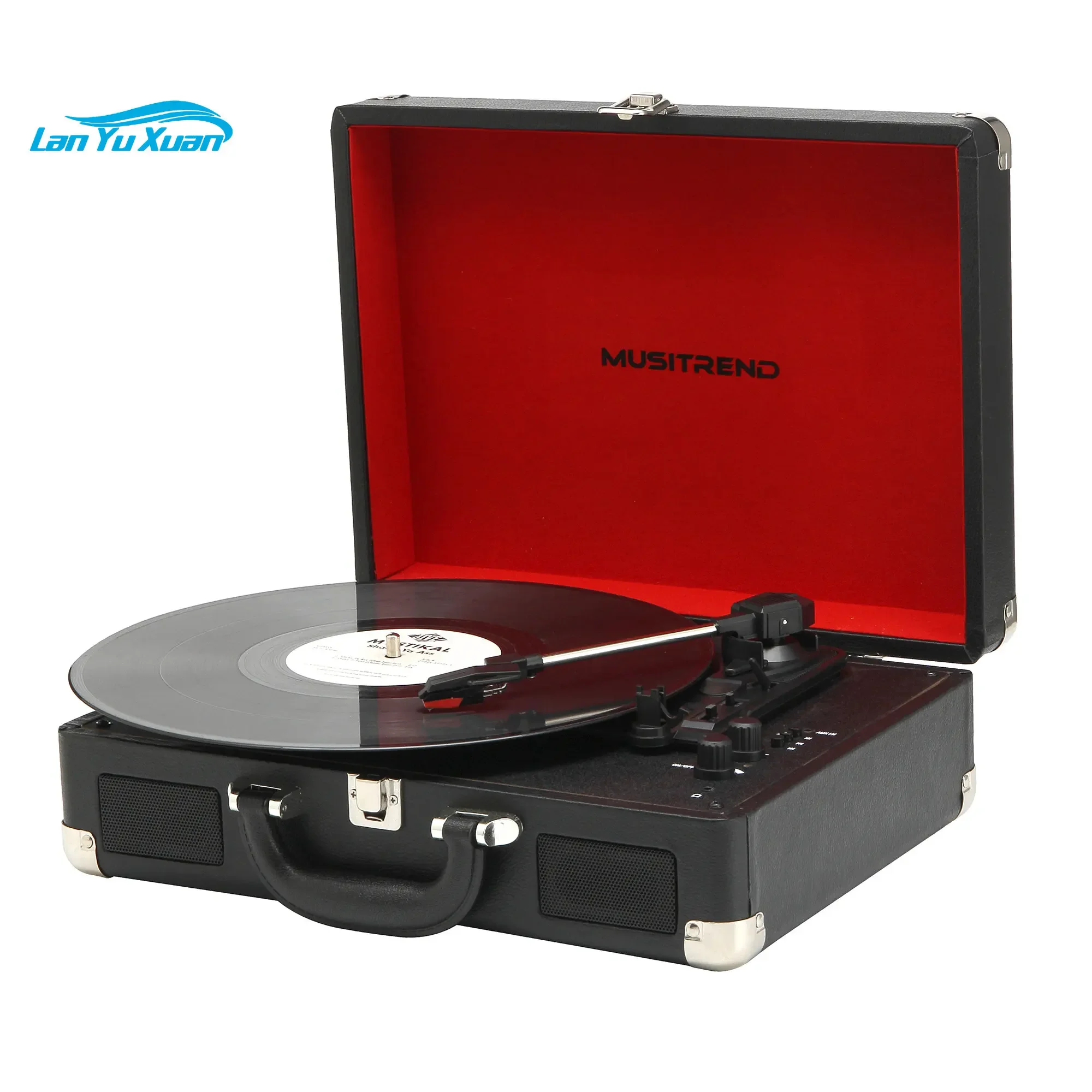 

Ready in Stock portable wireless electric suitcase turntable lp gramophone record player phonograph