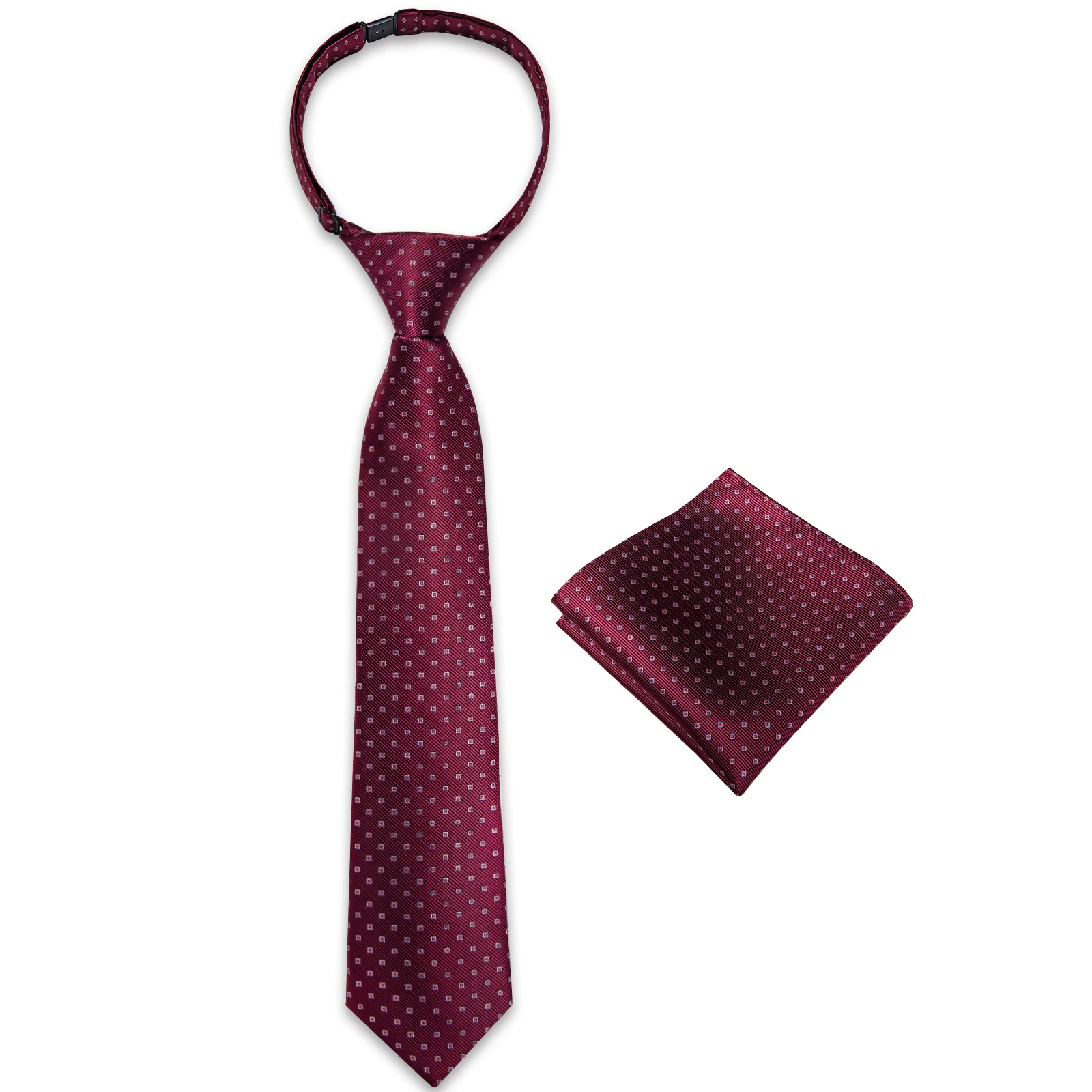Necktie Set Kids Strap Ties 38cm Length 6cm Width Red dot Boys Girls School Adjustable Uniforms Tie