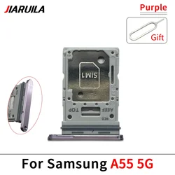 Dual SIM Card Tray Holder (A55 5G Purple)