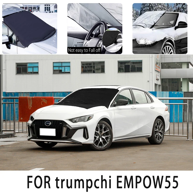 

Защитное покрытие Carsnow, переднее покрытие для trumpchiempow55, защита от снега, теплоизоляция, солнцезащитный козырек, защита от ветра, мороза, автомобильные аксессуары