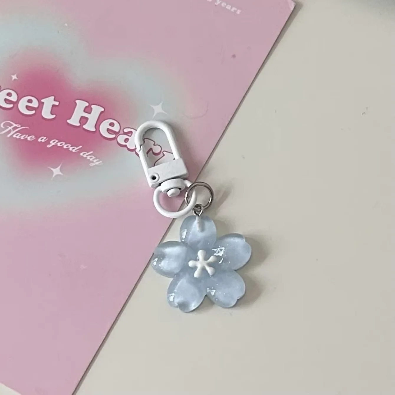 Sakura Key Chain - Plant Pattern