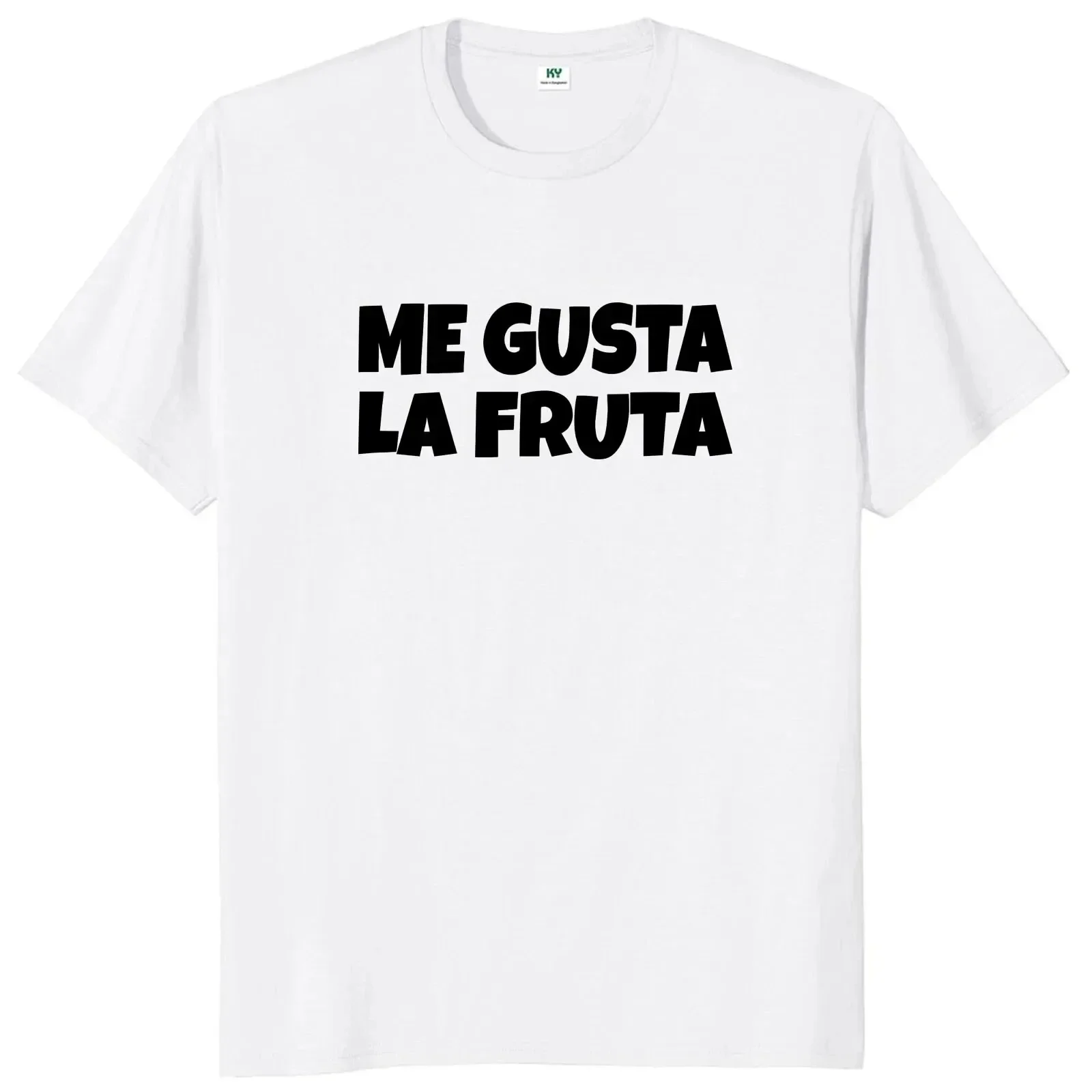 thumbnail image 1 of Classic Me Gusta La Fruta I Like Fruits Funny Spanish Meme T Shirts For Men Women Unisex Tee Tops Summer Streetwear, 1 of 5