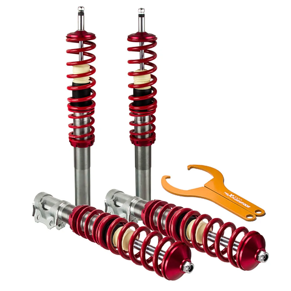 4Pcs Sospensione Coilovers Assorbitore Per Volkswagen Vw Golf Mk2 Mk3 Vento Corrado Altezza Adjsulable Coilovers
