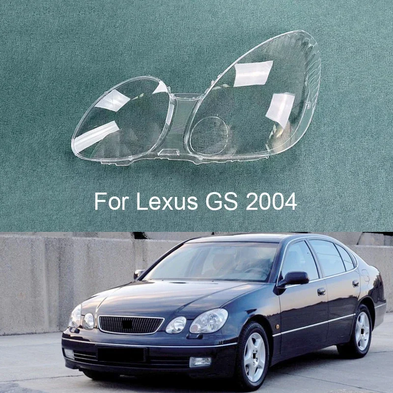 Car Front Headlight Cover For Lexus GS GS300 2004 Headlamp Case Transparent Lampshade Lampcover Glass Lamp Shell Lens Light Caps