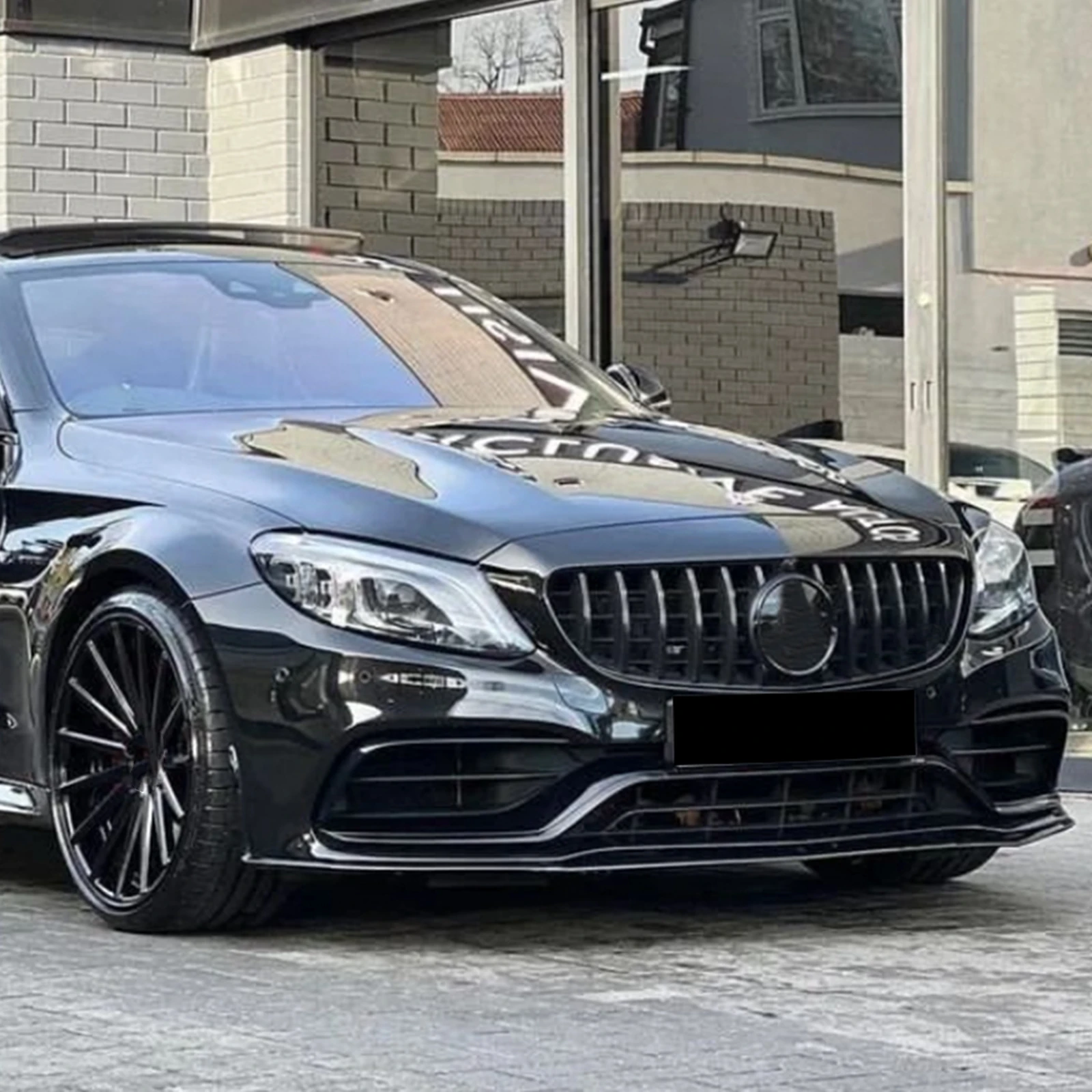 ベンツ W205 c63 Cクラス クーペ カーボン ファイバー AMG専用リアディフューザー ベンツ W205 S205 C205 C63用 セダン ワゴン Cクラス クーペ