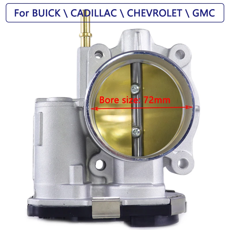 12631016 12694877 Throttle Body 72mm For Buick Lacrosse Chevrolet