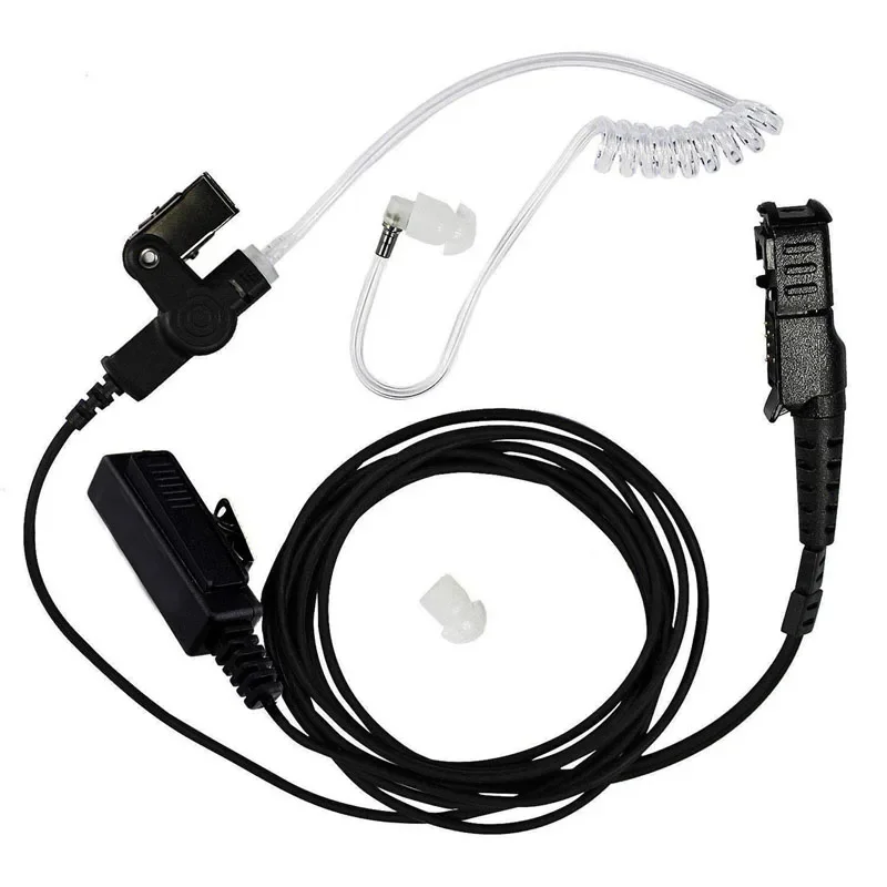 

Air Tube Earpiece Headset PPT Mic Microphone for Motorola XPR3500 XIR P6620 P6600 DP2400 DP3661 E8600 MTP3150 MTP3500 Radio