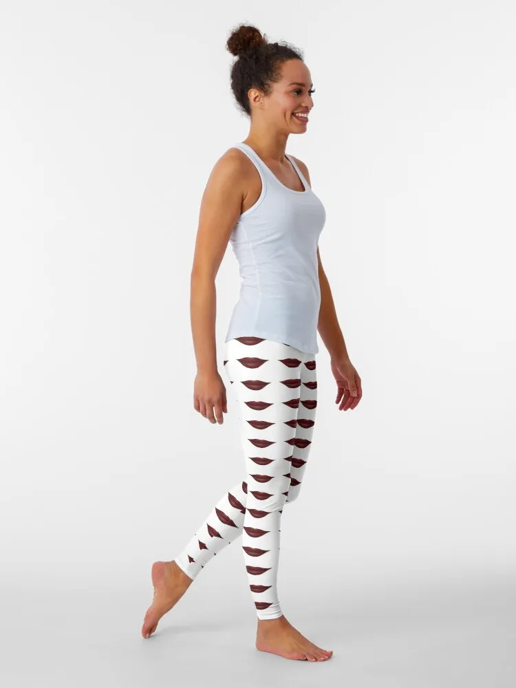 lips that won't stop Leggings sports tennis for Sportswear woman gym Womens Leggings