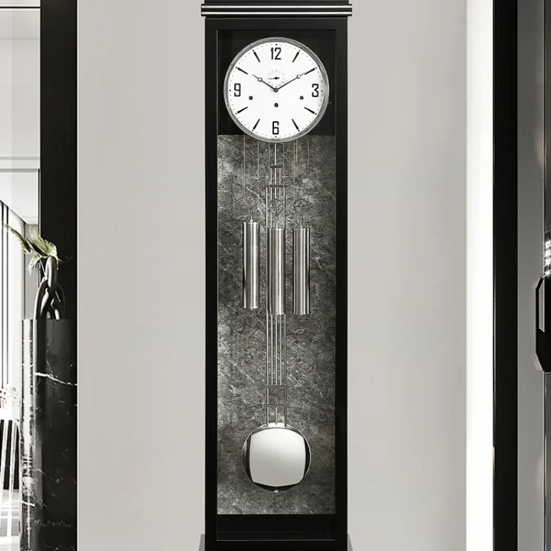 

Modern Minimalist Floor Standing Grandfather Mechanical Floor Clock Hg6621