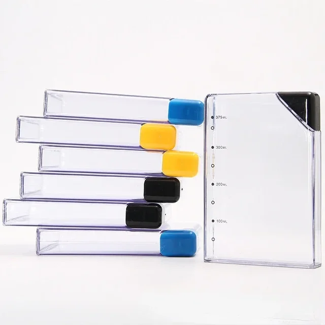 Portable Paper Cup Water Bottle Clear Book Paper Pad Water Bottles Notebook Drinks Bottle Outdoor Travle Water Bottle 6