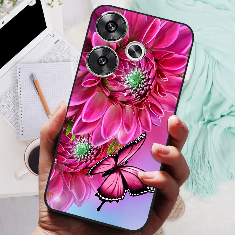 Lion Wolf Black Silicone Soft Case - Protective Phone Cover