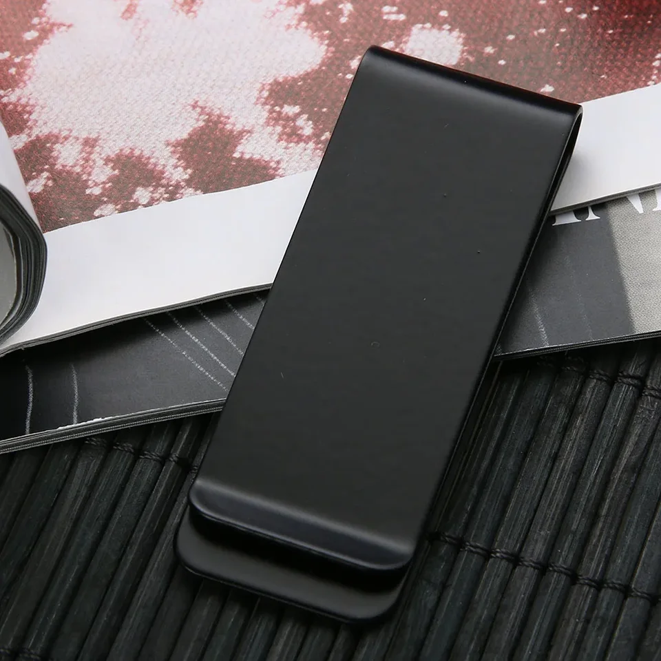 Stainless Steel Money Clip Fashionable Wallet Accessory