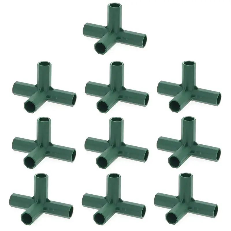

Greenhouse Frame Connector Plants Awning Pillar Connectors Climbing Plants Awning Pipe Pole Connecting JointsPVC Conner Fittings