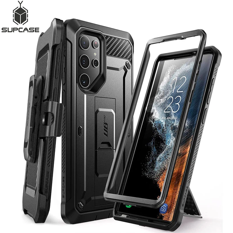 SUPCASE For Samsung Galaxy S22 Ultra Case (2022) 6.8 inch UB Pro Full-Body Holster Cover WITHOUT Built-in Screen Protector galaxy s22 ultra case