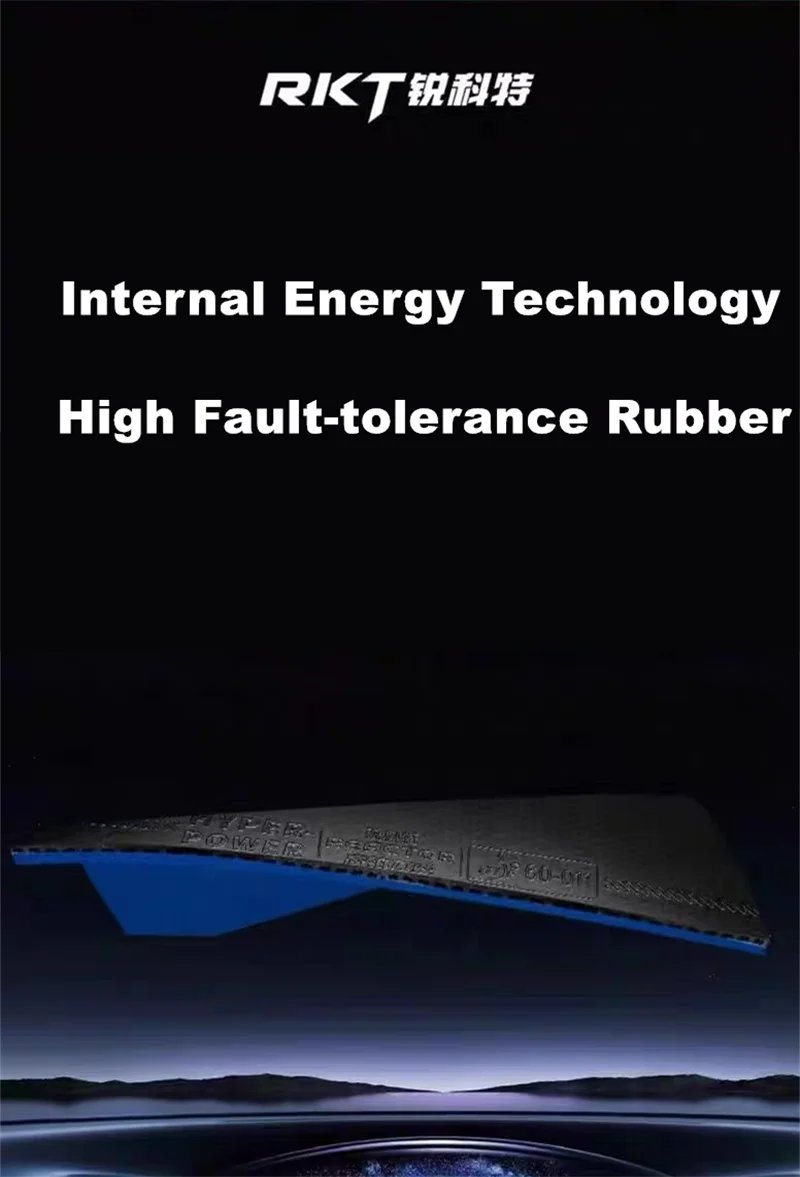 Rector Hyper-Power Tischtennis-Gummiplatte 2,1 mm vorgesteuerter Schwamm-Ping-Pong-Gummi für das Provinzmannschaft, stimmt von Chenqi – Detail 5