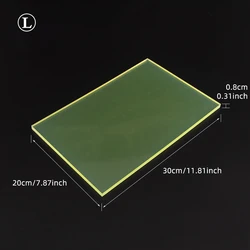 Premium Leather Punching & Stamping Pad - Durable Mute Board for Crafting & DIY Projects (L - 20 x 30cm)