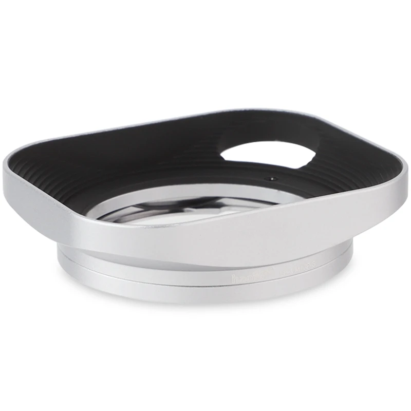 Haoge Paraluce Quadrato In Metallo Per Voigtlander 35Mm F2.0 35Mm F1.5 28Mm F2.0 Tipo I & Ii Ultron Asferico Vintage Line Vm Mount