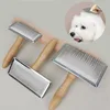New Dog Short Hair Brush Dog Comb Solid Wood Cat Comb Pet Hair Remover Large Dog Comb Car Animal Hair Brush GSZ05