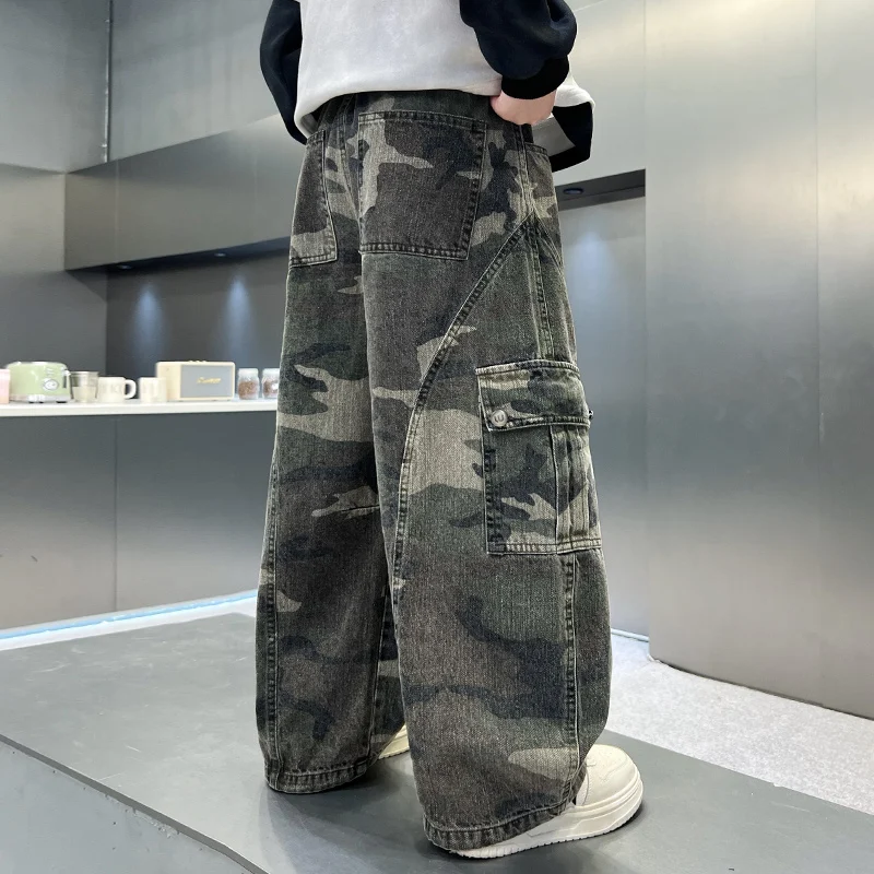 Boys Camo Pants 3