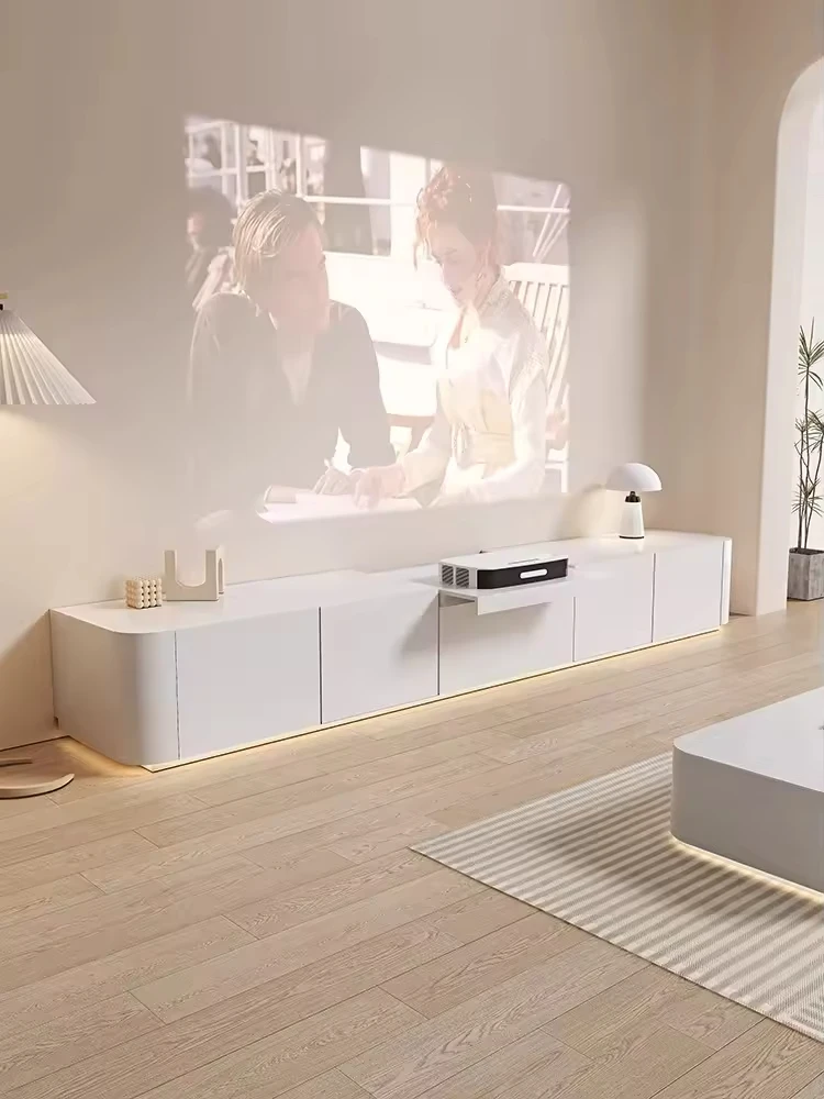 Intelligent Remote Control TV Stand High-Tech Laser TV Cabinet